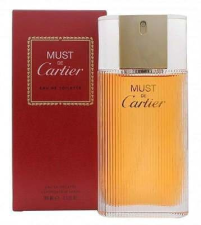 CARTIER MUST DE CARTIER WOMEN'S EAU DE TOILETTE SPRAY 3.3 OZ, PACK OF 2