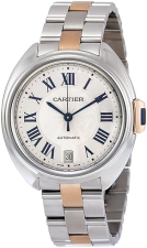 CARTIER CLE AUTOMATIC SILVER DIAL WOMEN'S WATCH - W2CL0003