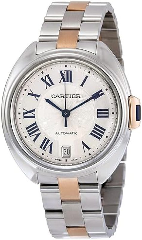CARTIER CLE AUTOMATIC SILVER DIAL WOMEN'S WATCH - W2CL0003