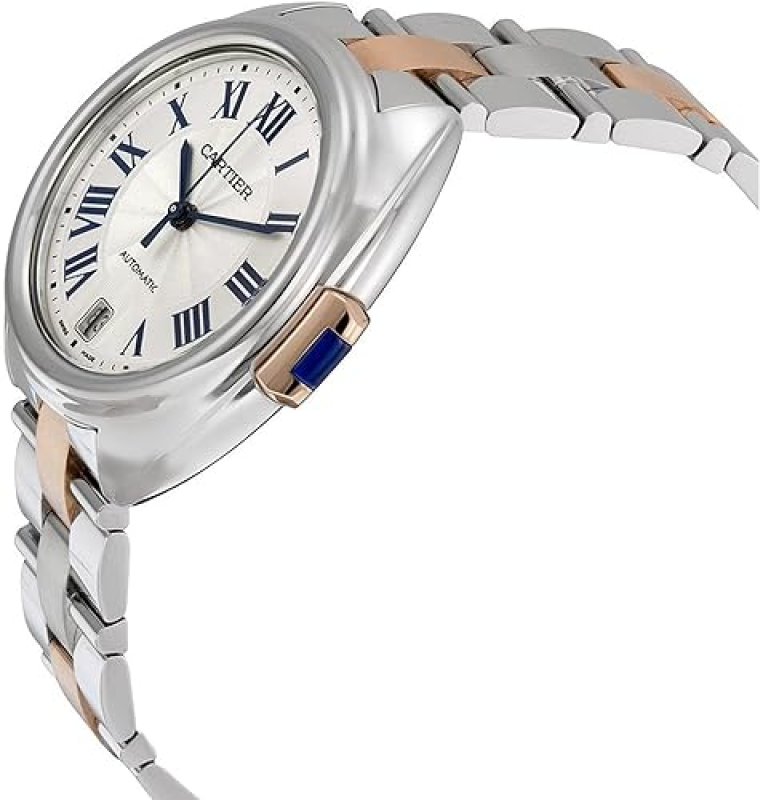 CARTIER CLE AUTOMATIC SILVER DIAL WOMEN'S WATCH - W2CL0003