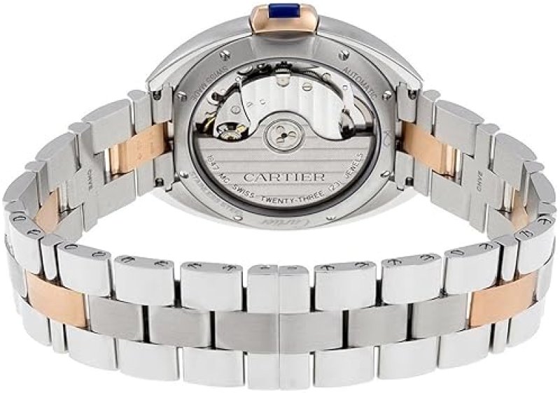 CARTIER CLE AUTOMATIC SILVER DIAL WOMEN'S WATCH - W2CL0003