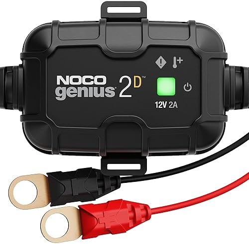 NOCO GENIUS2D: 2A 12V SMART ONBOARD BATTERY CHARGER WITH OVERCHARGE PROTECTION - FOR LEAD-ACID BATTERIES