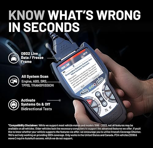INNOVA 5610 OBD2 BIDIRECTIONAL SCAN TOOL - VEHICLE DIAGNOSTIC TOOL WITH UPDATES & US SUPPORT