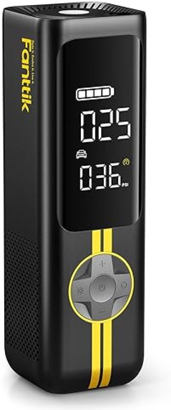 FANTTIK X8 APEX PORTABLE AIR COMPRESSOR - FAST INFLATION, 150PSI, CORDLESS, LED SCREEN - MPV, CAR, E-BIKE, MOTORCYCLE - UP TO 26.3" TIRES