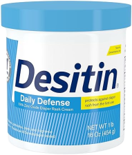 DESITIN DAILY DEFENSE BABY DIAPER RASH CREAM WITH 13% ZINC OXIDE, BARRIER CREAM TO TREAT, RELIEVE &