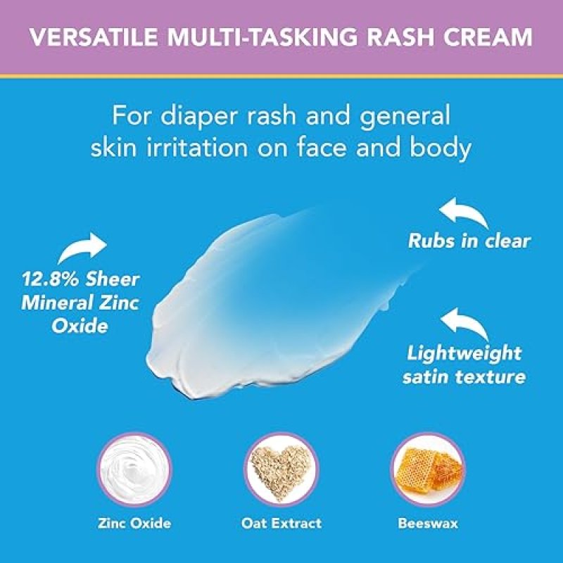 ADVANTICE HEALTH TRIPLE PASTE MULTI-PURPOSE BABY HEALING OINTMENT, 2 OZ TUBE, DIAPER RASH CREAM AND SKIN PROTECTANT F