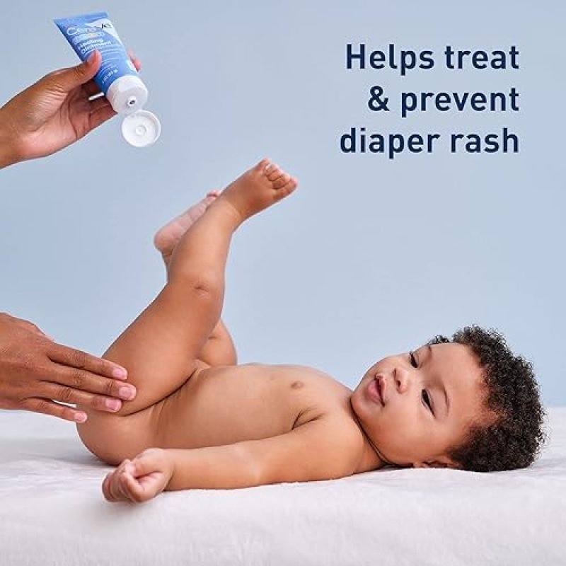 CERAVE DIAPER RASH CREAM, BABY HEALING OINTMENT FOR EXTRA DRY, CRACKED SKIN, DIAPER CREAM WITH CERAM