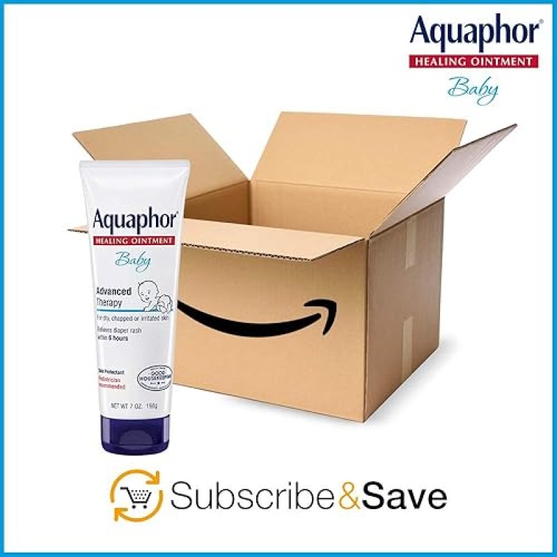 AQUAPHOR BABY HEALING OINTMENT ADVANCED THERAPY SKIN PROTECTANT, DRY SKIN AND DIAPER RASH OINTMENT,