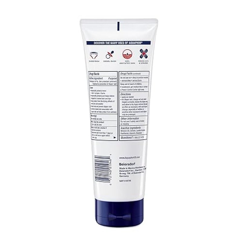 AQUAPHOR BABY HEALING OINTMENT ADVANCED THERAPY SKIN PROTECTANT, DRY SKIN AND DIAPER RASH OINTMENT,
