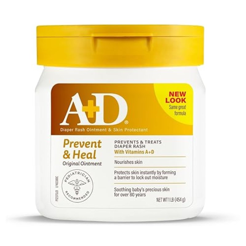 BAYER-BERROCCA  A+D ORIGINAL DIAPER RASH OINTMENT, PREVENTS & PROTECTS DIAPER RASH, MOISTURIZES & HEALS DRY SKIN WIT