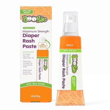 ELEEO BRANDS BOOGIE DIAPER RASH PASTE, MAXIMUM STRENGTH 40% ZINC OXIDE, MESS-FREE APPLICATOR, SOOTHES BABY BUM, D