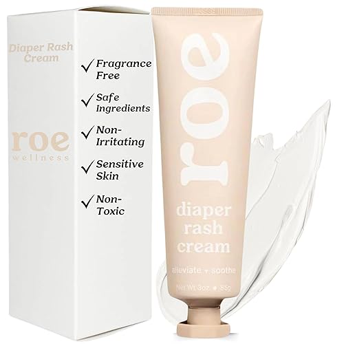 ROE WELLNESS- DIAPER RASH CREAM PASTE OINTMENT W/ZINC OXIDE | MAXIMUM STRENGTH DIAPER RASHES SOOTHIN