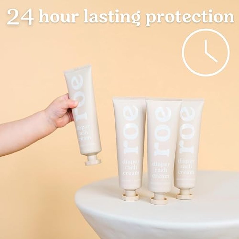 ROE WELLNESS- DIAPER RASH CREAM PASTE OINTMENT W/ZINC OXIDE | MAXIMUM STRENGTH DIAPER RASHES SOOTHIN
