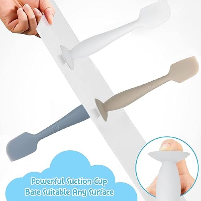 SEEWAY BABY DIAPER CREAM SPATULA, SEEWAY 3 PACK BABY BUTT PASTE SPATULA, DIAPER CREAM APPLICATOR FOR NEWBOR