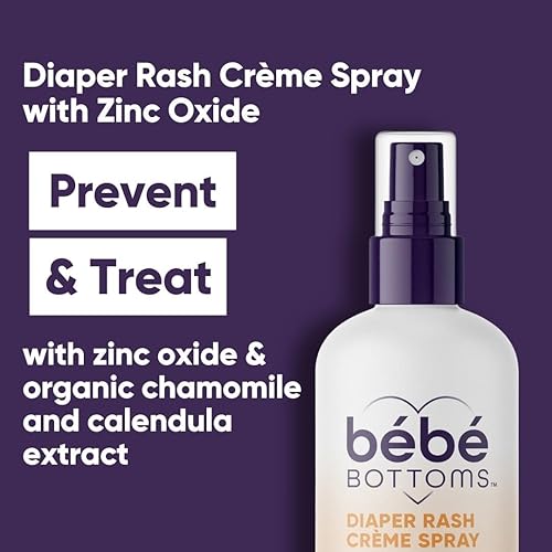 TARO BéBé BOTTOMS BABY DIAPER RASH CREAM SPRAY, NO-RUB TOUCH FREE APPLICATION FOR SENSITIVE SKIN (50 ML)