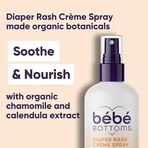 TARO BéBé BOTTOMS BABY DIAPER RASH CREAM SPRAY, NO-RUB TOUCH FREE APPLICATION FOR SENSITIVE SKIN (50 ML)