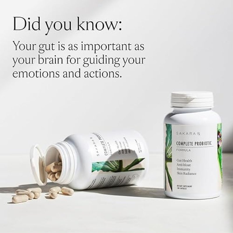 SAKARA COMPLETE PROBIOTIC CAPSULES - WOMEN'S DIGESTIVE GUT HEALTH PRE AND PROBIOTICS - 180CT'
