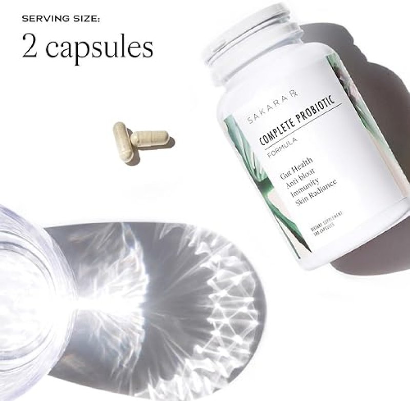SAKARA COMPLETE PROBIOTIC CAPSULES - WOMEN'S DIGESTIVE GUT HEALTH PRE AND PROBIOTICS - 180CT'
