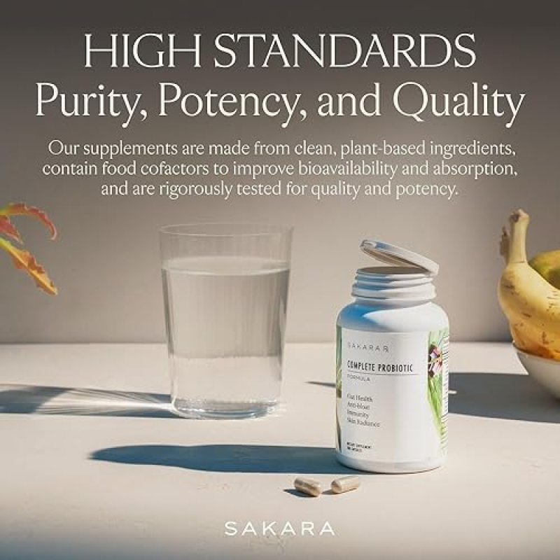 SAKARA COMPLETE PROBIOTIC CAPSULES - WOMEN'S DIGESTIVE GUT HEALTH PRE AND PROBIOTICS - 180CT'