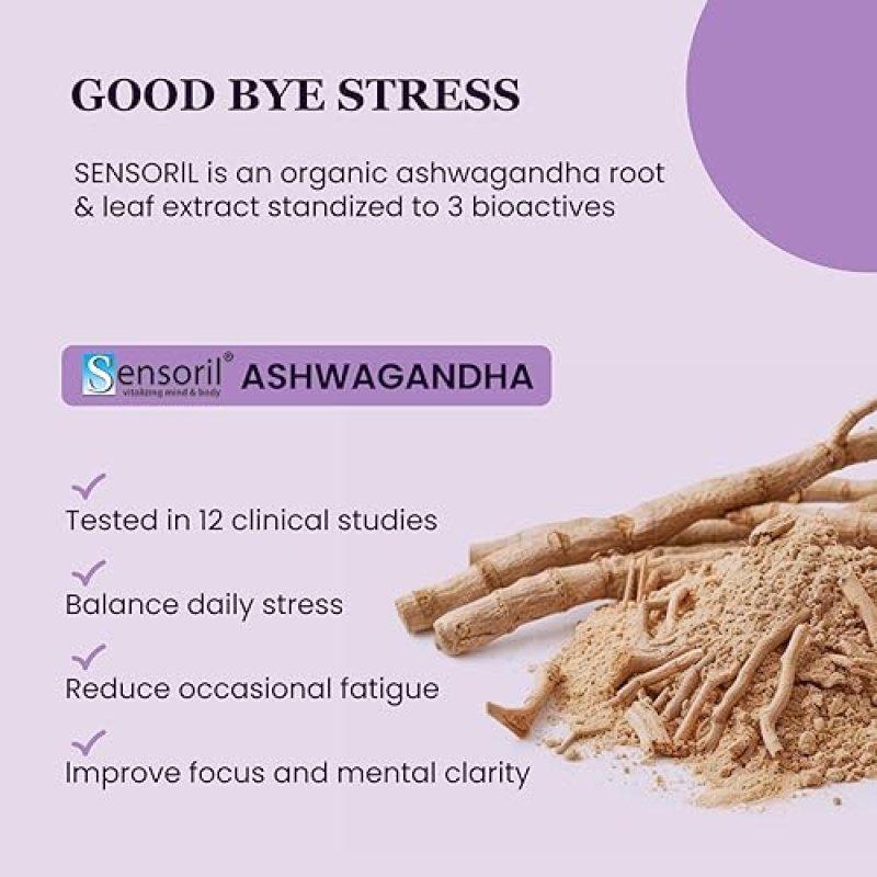 HEALTHAPPINESS NUTRITION UPNOURISH ORGANIC ASHWAGANDHA SAFFRON PROBIOTICS CAPSULES STRESS RELIEF MOOD SUPPORT