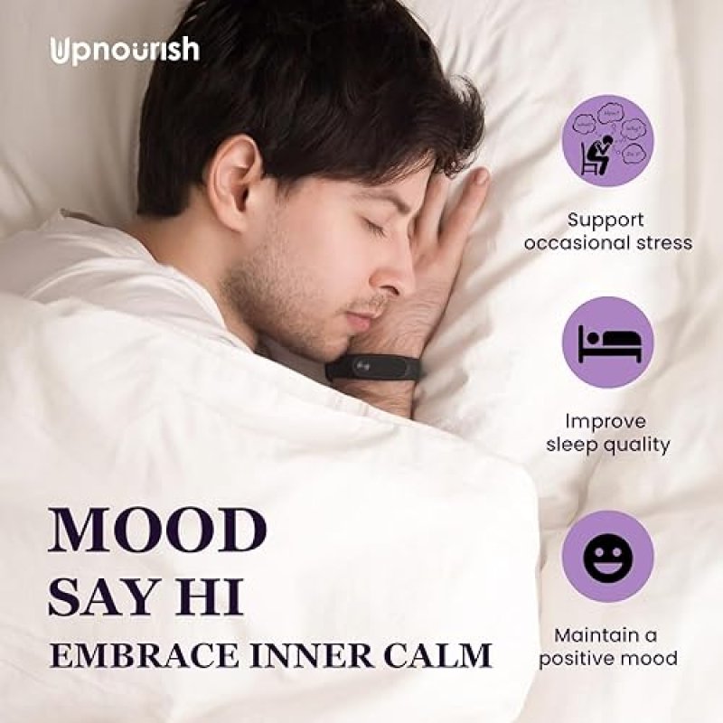 HEALTHAPPINESS NUTRITION UPNOURISH ORGANIC ASHWAGANDHA SAFFRON PROBIOTICS CAPSULES STRESS RELIEF MOOD SUPPORT