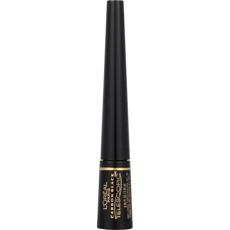 LOREAL PARIS TELESCOPIC PRECISION LIQUID EYELINER IN CARBON BLACK LONG-LASTING DEFINITION