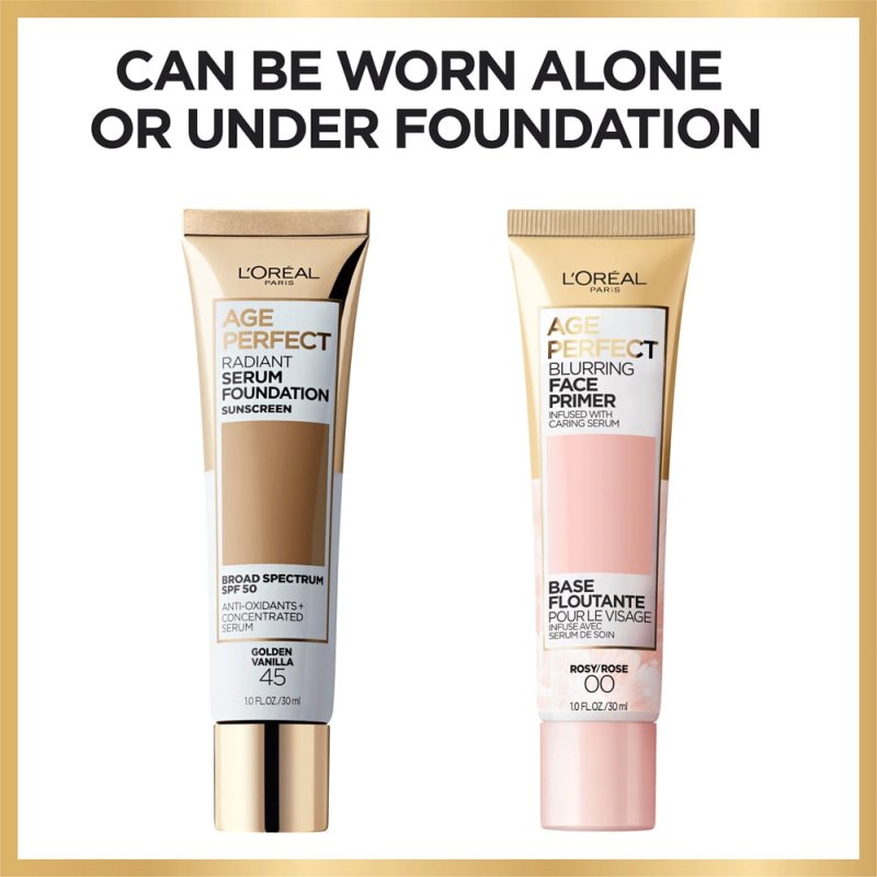 LOREAL PARIS AGE PERFECT FACE PRIMER PORE MINIMIZER 1 FL OZ ANTI-AGING MAKEUP BASE