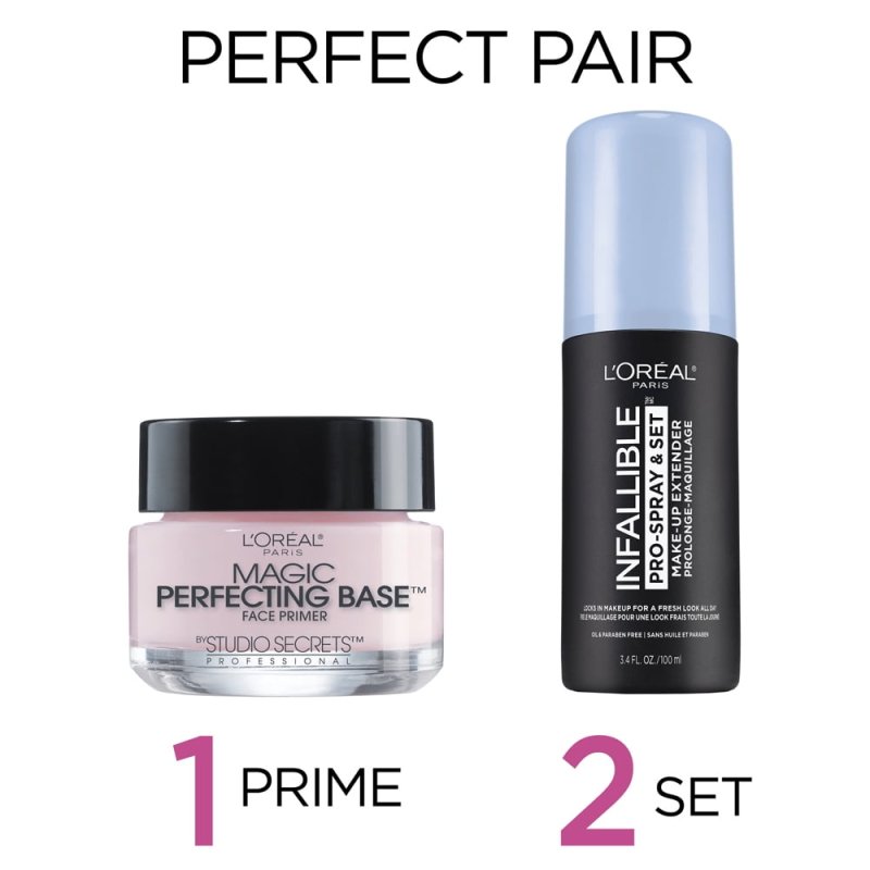 LOREAL PARIS STUDIO SECRETS MAGIC PERFECTING FACE PRIMER, 0.5 FL OZ PROFESSIONAL BASE
