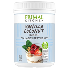 PRIMAL KITCHEN VANILLA COCONUT COLLAGEN PEPTIDES DRINK MIX DAIRY-FREE, NO ARTIFICIAL SWEETENERS, 20