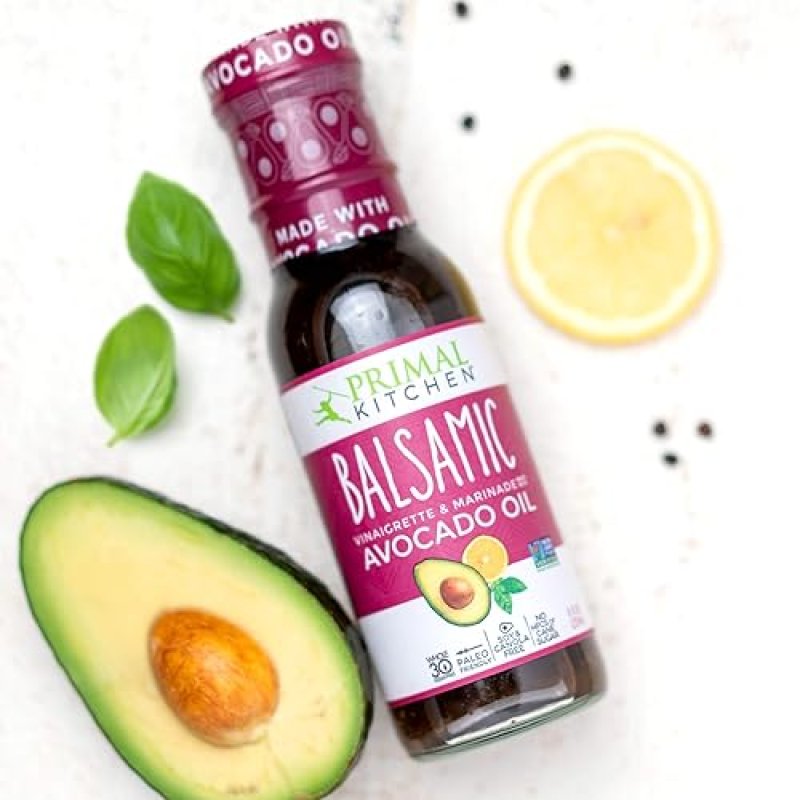 PRIMAL KITCHEN ITALIAN, BALSAMIC VINAIGRETTE GREEK DRESSING VARIETY PACK, 8 OZ EACH, AVOCADO OIL