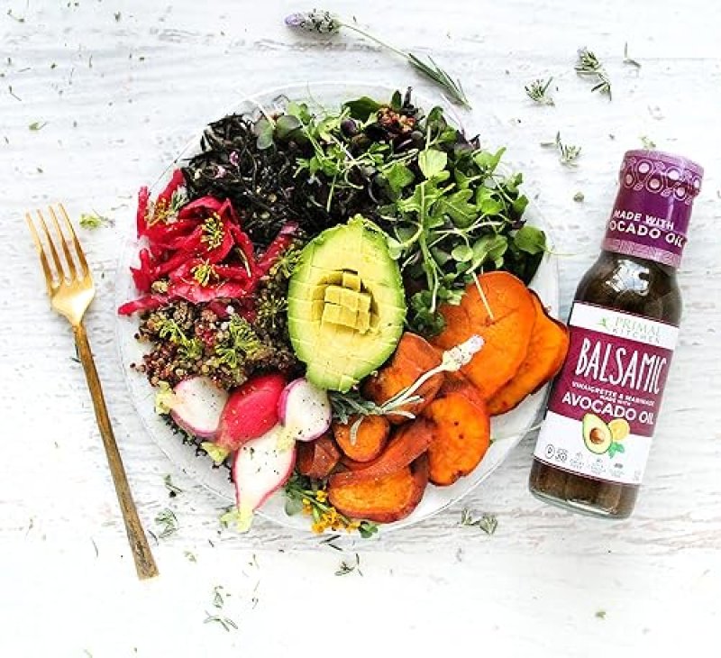 PRIMAL KITCHEN ITALIAN, BALSAMIC VINAIGRETTE GREEK DRESSING VARIETY PACK, 8 OZ EACH, AVOCADO OIL