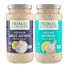 PRIMAL KITCHEN NO-DAIRY ALFREDO SAUCE 2-PACK ORIGINAL GARLIC, NO ADDED SUGAR PASTA SAUCE