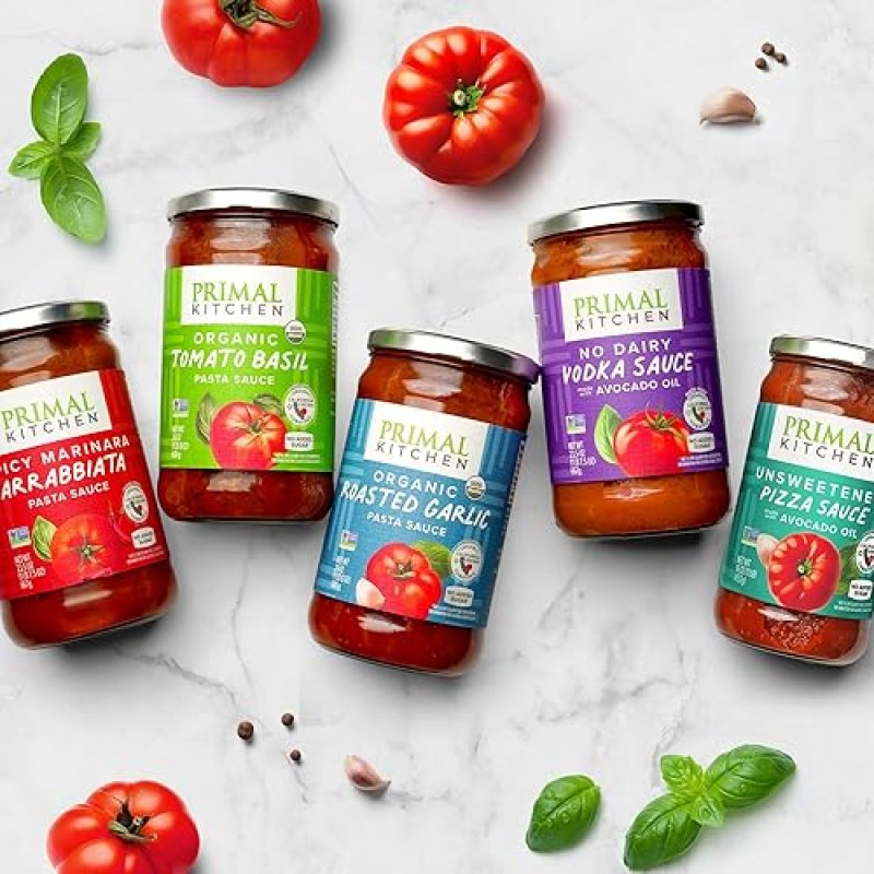 PRIMAL KITCHEN NO DAIRY VODKA SAUCE 2-PACK SUGAR-FREE, DAIRY-FREE PASTA SAUCE