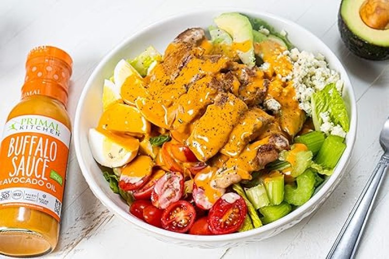 PRIMAL KITCHEN NO DAIRY BUFFALO SAUCE WITH AVOCADO OIL, NO CANE SUGAR, CORN SYRUP 2 PACK
