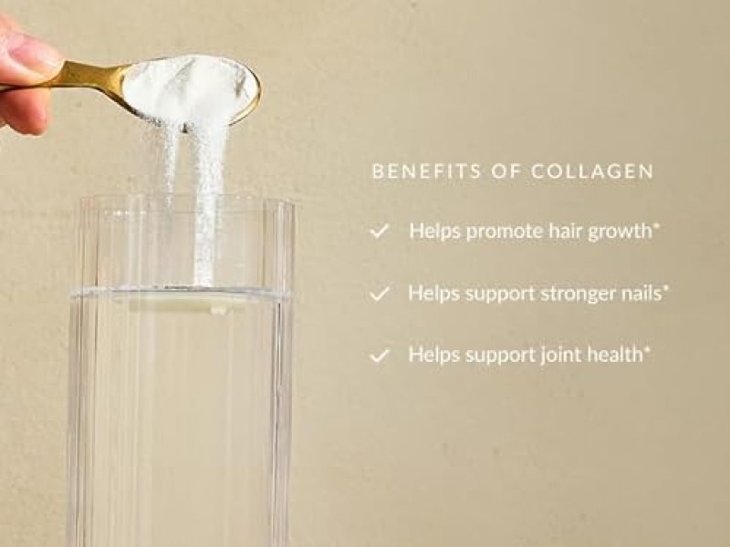 BEAM COLLAGEN POWDER FOR WOMEN WITH HYALURONIC ACID, BIOTIN, VITAMIN C 30 SERVINGS