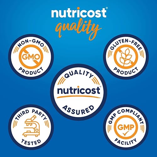 NUTRICOST MULTI COLLAGEN PROTEIN POWDER MILK CHOCOLATE 30 SERVINGS, BIOTIN, NON-GMO, GF
