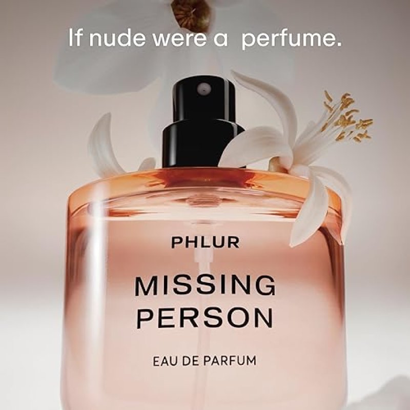 PHLUR MISSING PERSON EAU DE PARFUM 50ML FLORAL MUSK PERFUME WITH BERGAMOT SANDALWOOD