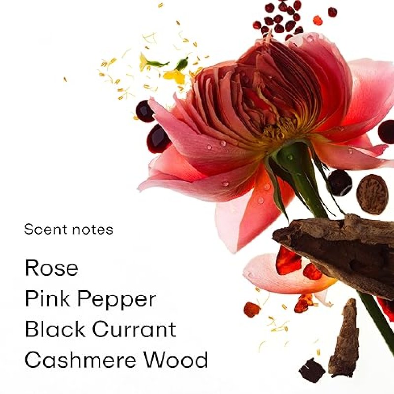 PHLUR ROSE WHIP EAU DE PARFUM 50ML FRUITY FLORAL SCENT WITH ROSE, BLACK CURRANT MUSK