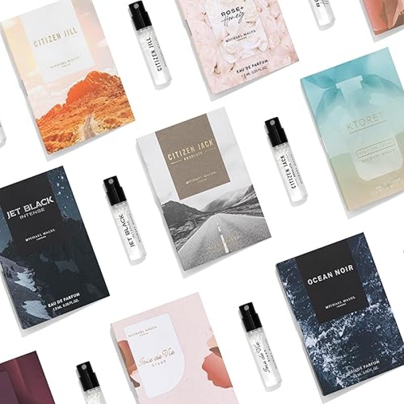 MICHAEL MALUL SCENT LIBRARY LUXURY UNISEX FRAGRANCES COLLECTION FOR MEN WOMEN