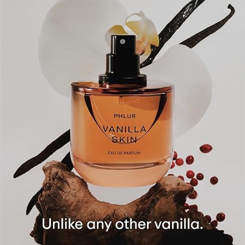 PHLUR VANILLA SKIN EAU DE PARFUM 50ML VANILLA PERFUME WITH PINK PEPPER SANDALWOOD