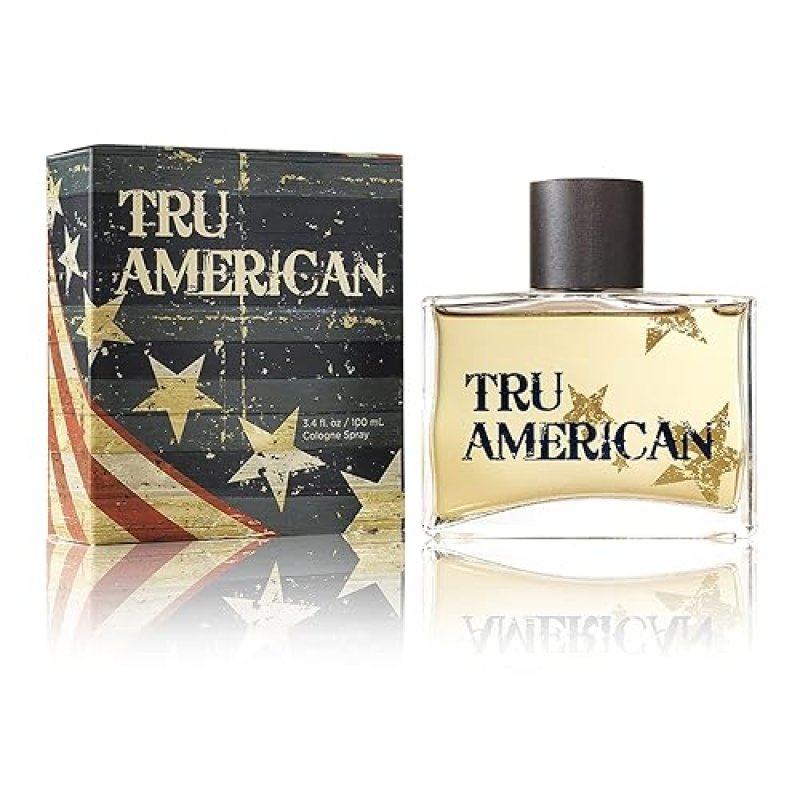 TRU FRAGRANCE BEAUTY AMERICAN MEN S COLOGNE 3.4 OZ FRESH, BOLD, MASCULINE SCENT