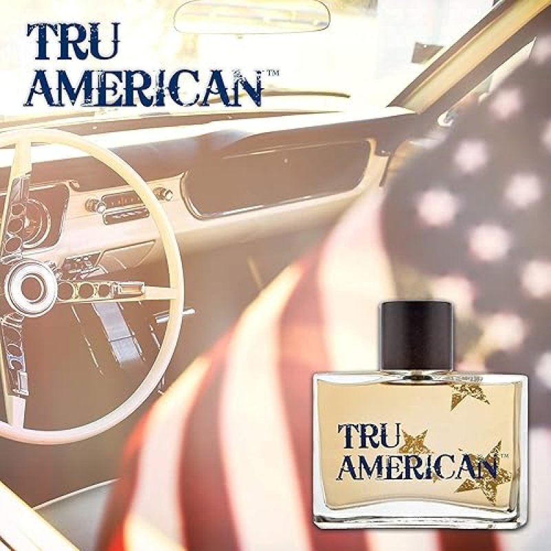 TRU FRAGRANCE BEAUTY AMERICAN MEN S COLOGNE 3.4 OZ FRESH, BOLD, MASCULINE SCENT