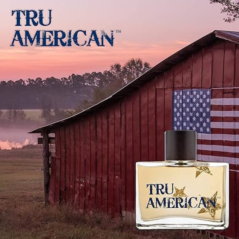 TRU FRAGRANCE BEAUTY AMERICAN MEN S COLOGNE 3.4 OZ FRESH, BOLD, MASCULINE SCENT