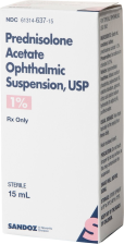 PREDNISOLONE ACETATE (GENERIC) OPHTHALMIC SUSPENSION 1%, 15-ML