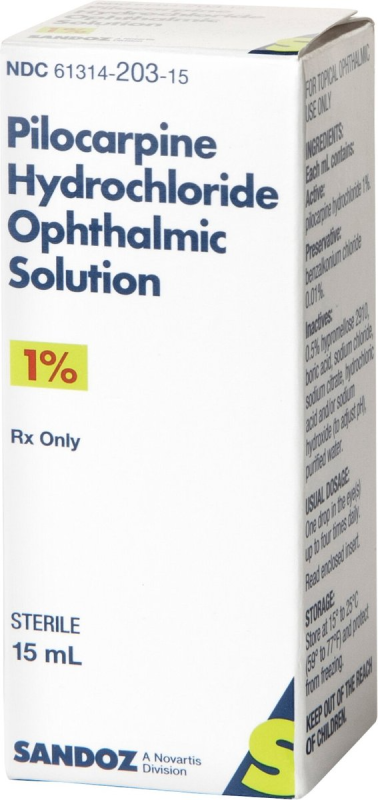 PILOCARPINE (GENERIC) OPHTHALMIC SOLUTION 1%, 15-ML