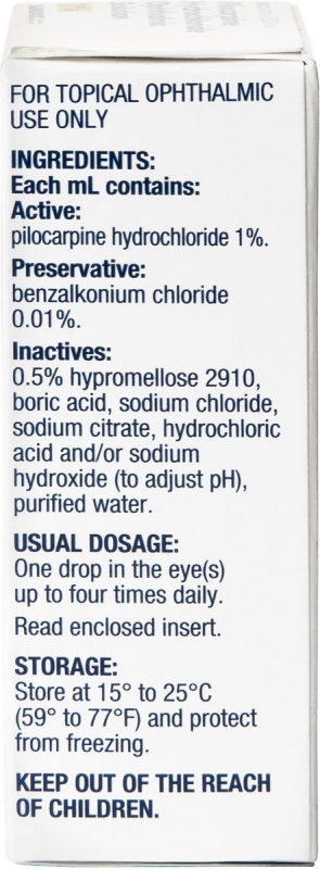 PILOCARPINE (GENERIC) OPHTHALMIC SOLUTION 1%, 15-ML