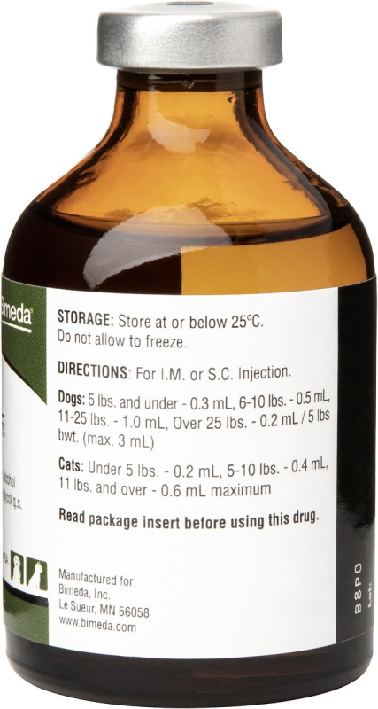 PRAZIQUANTEL (GENERIC) INJECTABLE SOLUTION FOR DOGS & CATS, 50-ML VIAL