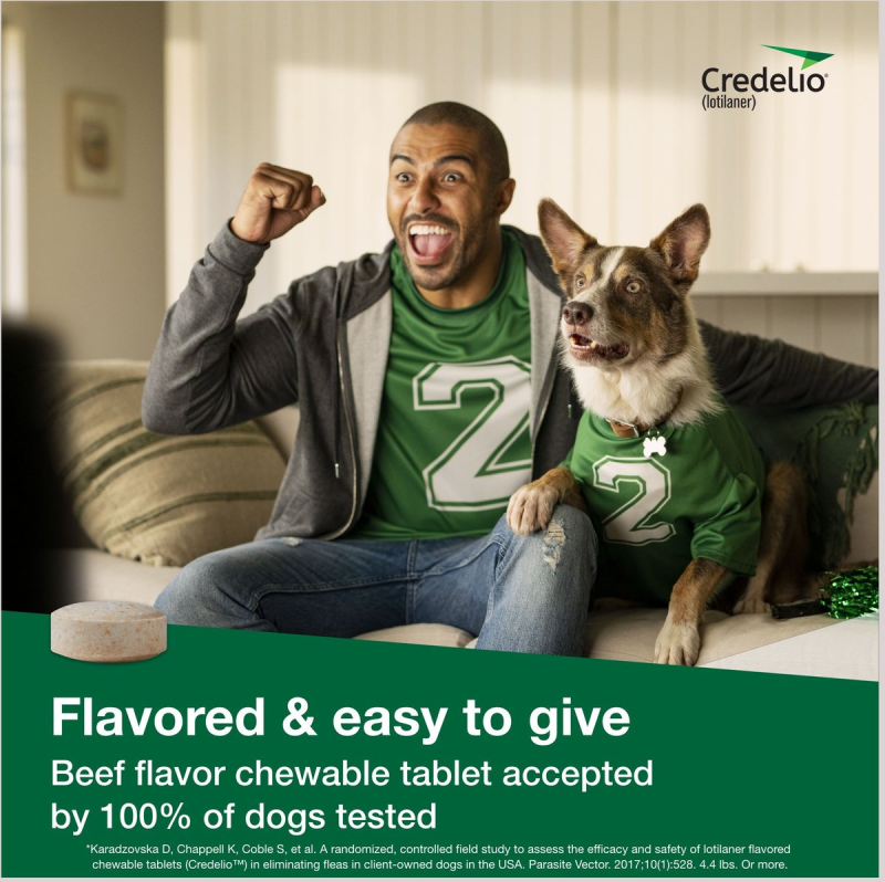 CREDELIO CHEWABLE TABLET, 50.1-100 LBS, (BLUE BOX), 12 CHEWABLE TABLETS (12-MOS. SUPPLY) + INTERCEPTOR PLUS CHEW FOR DOGS, 50.1-100 LBS, (BLUE BOX), 12 CHEWS (12-MOS. SUPPLY)