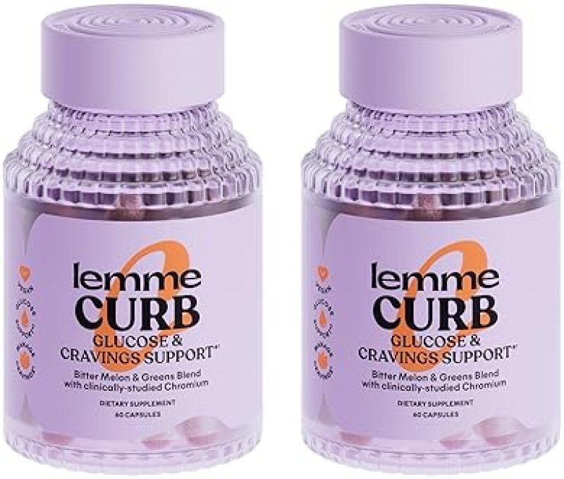 LEMME CURB CARB METABOLISM CRAVINGS SUPPORT WITH CHROMIUM PICOLINATE, BITTER MELON - 120 CAPS