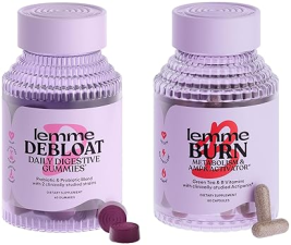 LEMME DEBLOAT BURN METABOLISM, GUT HEALTH, WEIGHT SUPPORT WITH PROBIOTICS GREEN TEA, 60 CT
